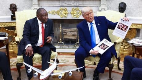 Trump mostró imágenes de la República Democrática del Congo como prueba del “genocidio blanco” en Sudáfrica