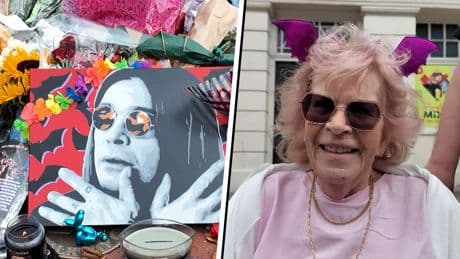 Duizenden staan in de rij voor de rouwstoet van Ozzy Osbourne in Birmingham