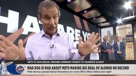 Chris Russo furious over Pete Alonso Mets record hoopla — and Gary Cohen’s call