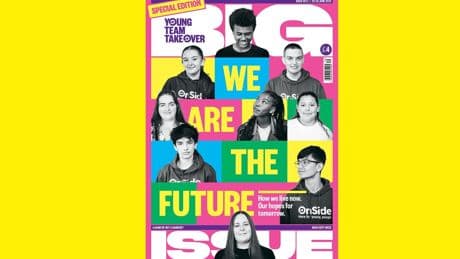 Teenagers help produce latest Big Issue magazine