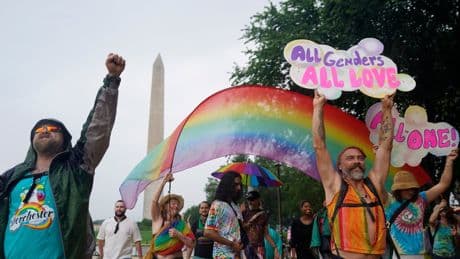 Same-sex marriages have doubled in the decade since Supreme Court decision