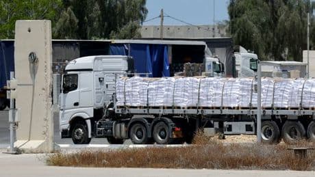 Gaza: Israël annonce l'entrée de 93 camions d'aide humanitaire de l'ONU ce mardi
