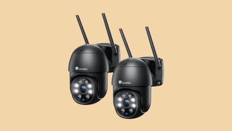 Partez l’esprit tranquille avec ce lot de 2 caméras de surveillance à moins de 80 euros