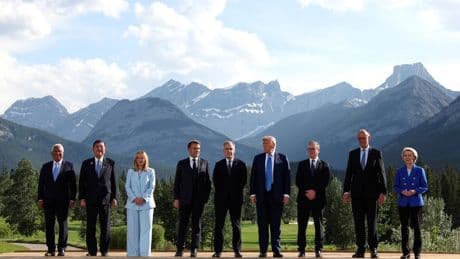Now we are six: G7 leaders try to salvage their summit after Trump's early exit