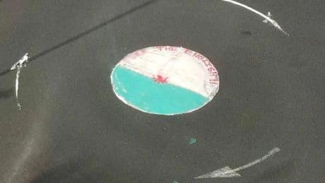 St George’s roundabout sprayed with anti-English obscenity