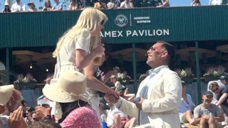 I’m the tennis-mad fan who proposed on Henman Hill at Wimbledon