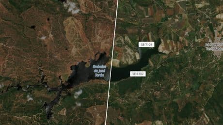 España ha pasado de ser amarilla a verde: el impresionante impacto de las lluvias, visto desde el espacio