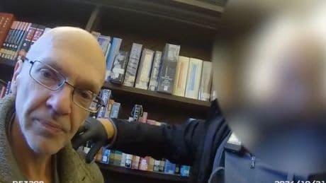 Moment man accused of murdering mum-of-six on her morning dog walk is arrested