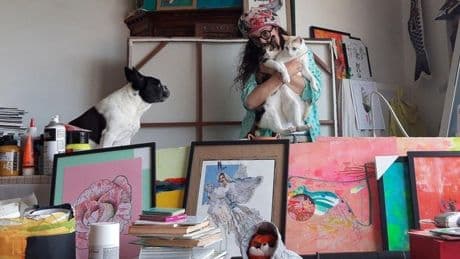 'Vivieron perdices' o cómo esta arquitecta bilbaína tiene fans gracias a sus retratos e ilustraciones