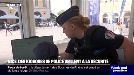 Nice: des kiosques de police installés dans deux lieux stratégiques de la ville