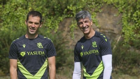 Recta final de la Real de Imanol, también en Zubieta