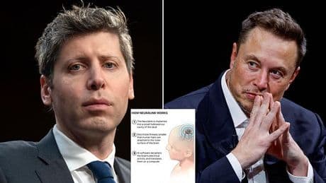 The race to link our brains with AI: Inside Elon Musk and Sam Altman's battle to be first to connect mind and machine