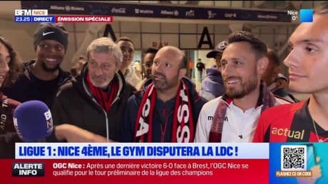 Ligue 1: les supporters exultent après la démonstration niçoise et la place en Ligue des champions