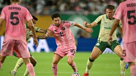 El Inter Miami de Messi se mete en un lío ante Palmeiras y se medirá al PSG en octavos de final