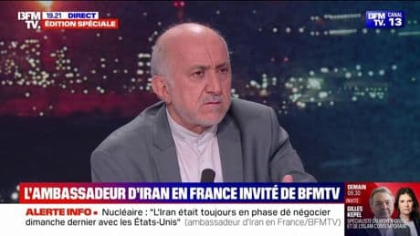 Conflit Israël/Iran: "L'Iran n'a jamais souhaité la destruction d'un pays", déclare Mohammad Amin Nejad, ambassadeur d’Iran en France