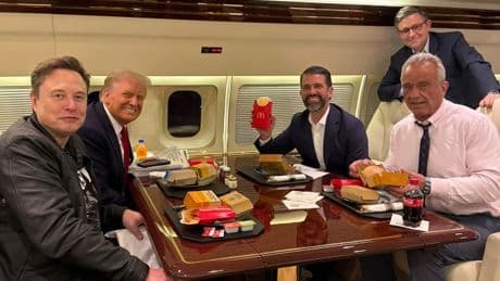 Donald Trump rolls out his own mobile McDonald’s for Saudi Arabia visit