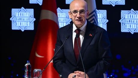 Bakan Mehmet Şimşek Kuzey Kıbrıs'ta