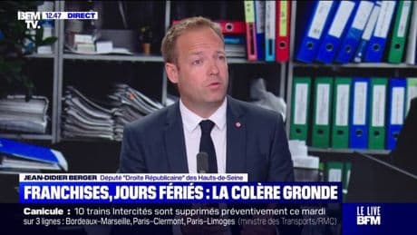 Suppression de deux jours fériés: "Si on veut revaloriser le travail, on ne peut pas commercer par dire «il faut travailler plus gratuitement»", pour Jean-Didier Berger (LR)