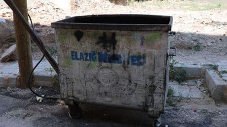 Çöp konteynerinde yeni doğmuş bebek!