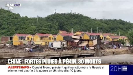 Fortes pluies en Chine: 30 personnes sont mortes après avoir été emportées par des inondations et des glissements de terrain