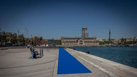 La ciudad recupera 600 metros de paseo junto al mar