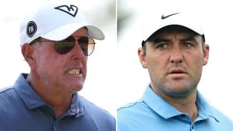 Phil Mickelson awkwardly backtracks as Scottie Scheffler humiliates LIV star