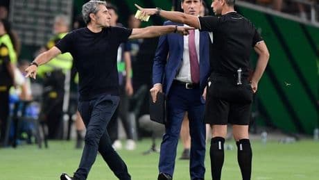 Valverde, tras su roja: «Ha sido por mis aspavientos, pero con una amarilla lo hubiera solventado»