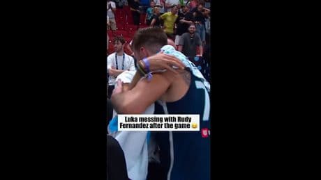Er macht es aus Liebe - Basketball-Megastar Doncic mit Ekel-Aktion