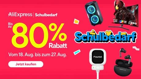 Letzte Chance: Smarte Deals für den Schulstart bei AliExpress