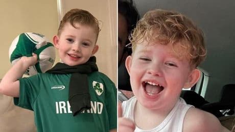 Two men charged with murder after boy, four, killed in pick-up truck crash in Dartford