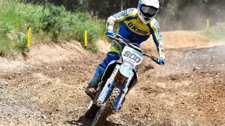Jon Idiakez, a por el liderato en el Campeonato de Euskadi de motocross