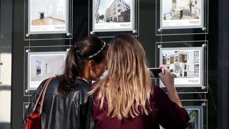 How much the average UK house price increased by in April