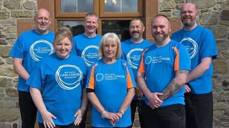 Funeral directors doing 'Coffin Up for a Cause' challenge in aid of lung cancer awareness