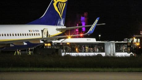 Ryanair passengers injured after storm throws ‘people against cabin roof’
