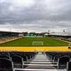 EFL clash is delayed and stadium evacuated as emergency air ambulance lands on pitch after supporter falls ill
