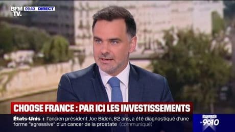 Sommet Choose France: le ministre du Commerce extérieur confirme plusieurs investissements à hauteur de "37 milliards d'euros" dans des projets en France