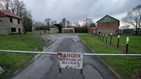 Rare chance to visit abandoned village after residents banned from returning