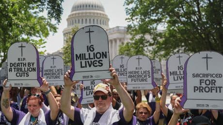 G.O.P. Bill Has $1.1 Trillion in Health Cuts and 11.8 Million Losing Care, C.B.O. Says