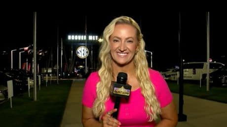 Reporter slams ESPN cameraman for shoving her in LSU postgame chaos