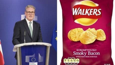 Keir Starmer's EU deal threatens popular Walkers crisps flavour