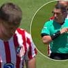 Club World Cup sees its first red card - but only after referee FORGOT he had already booked Atletico Madrid defender as PSG win 4-0