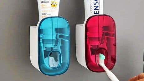 Se acabó desperdiciar pasta de dientes: este aparato exprime el tubo hasta la última gota