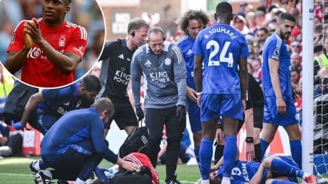 Nottingham Forest’s Taiwo Awoniyi placed in induced coma following scary injury