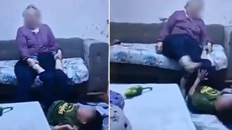 Bu nasıl babaanne! Görüntüler ortaya çıktı: Torununa yaptıkları kan dondurdu!