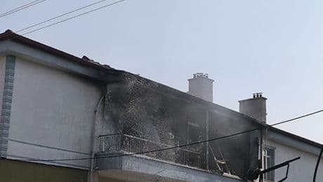 Kırıkkale'de piknik tüpü faciası: Mutfak küle döndü
