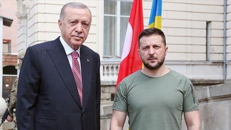 Cumhurbaşkanı Erdoğan, Ukrayna Cumhurbaşkanı Zelenski ile görüştü