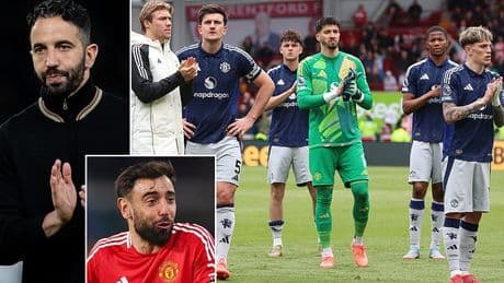 Ruben Amorim sends his Man United players a warning ahead of the Europa League final - and says even a win won't forgive miserable domestic campaign