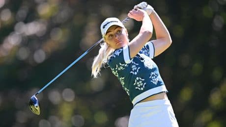 Charley Hull withdraws from Evian Championship mid-round after ‘collapsing on tee’