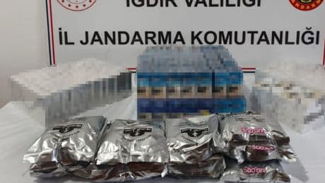 Iğdır'da kaçak sigara ve botoks operasyonu: 4 gözaltı