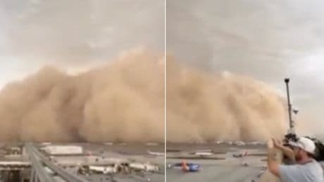 Uçuşlar aksadı, elektrikler kesildi… ABD'nin Arizona eyaletindeki toz bulutu hayatı felç etti